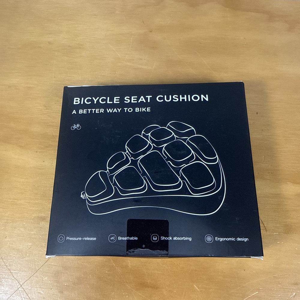 Bicycle Seat Cushion Model M TPU Lycra with Pump Sealed Box